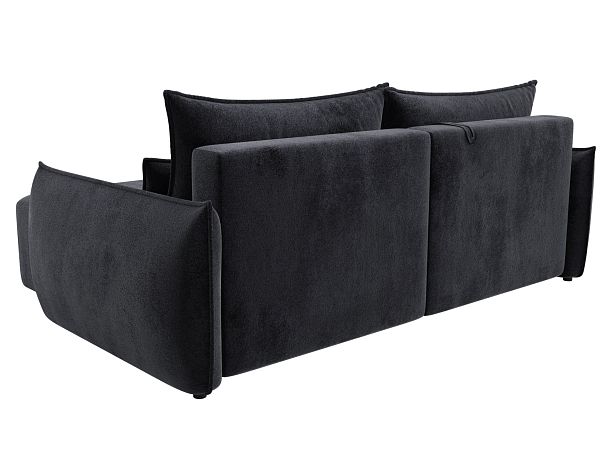 Диван угловой Лига-051 НПБ угол универсальный Велюр серый - Вид 5