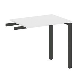 Metal System Приставной элемент на П-образном м/к БП.ПР-2 Белый/Антрацит металл 800*600*750 - Фото предпросмотра