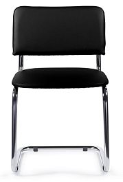 Сильвия Стул Хром APM Z-11 черный - Фото предпросмотра