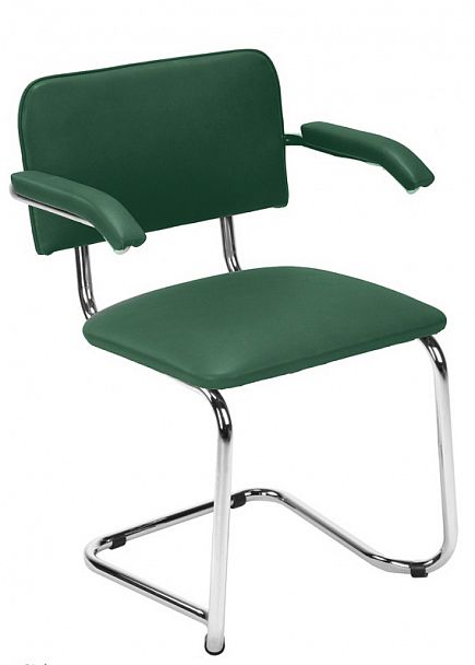 Стул SYLWIA ARM с подлокотниками Z-20, кожзам зеленый "Стулья  для гостиной" ТК-002587000801 зеленый - Вид 1