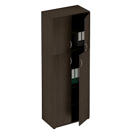 Шкаф для документов закрытый 4- дверный Формула ФР 373 венге темный - Фото предпросмотра