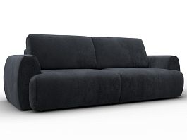 Диван прямой Лига-115 НПБ Велюр серый - Фото предпросмотра