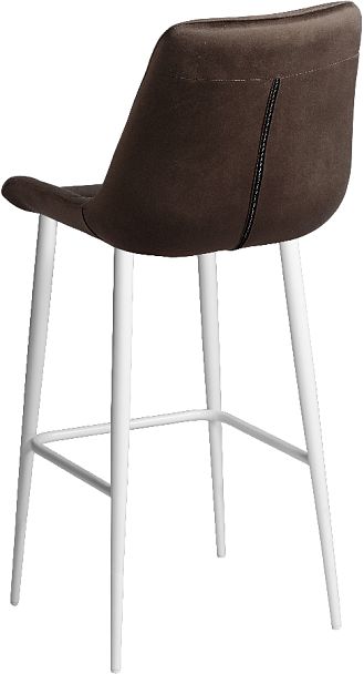 Барный поворотный стул Эйден, Confetti coffee/белый - Вид 6
