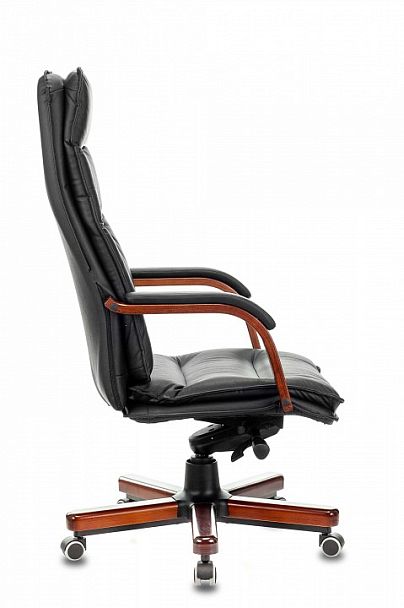 Кресло для руководителя T-9927WALNUT/BLACK - Вид 3