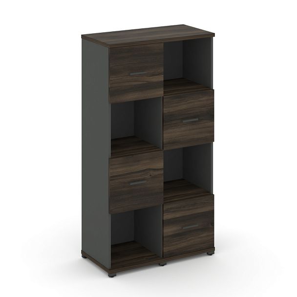 Concept Набор №421.U CN.STUN-421 W Дуб Мали/Антрацит/Металл Антрацит 836*420*1554 - Вид 1