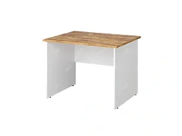 TANDEM RTD031-100-ME Стол прямоугольный ун-й 1000х800х750 Таксония медовая/Белый - Фото предпросмотра