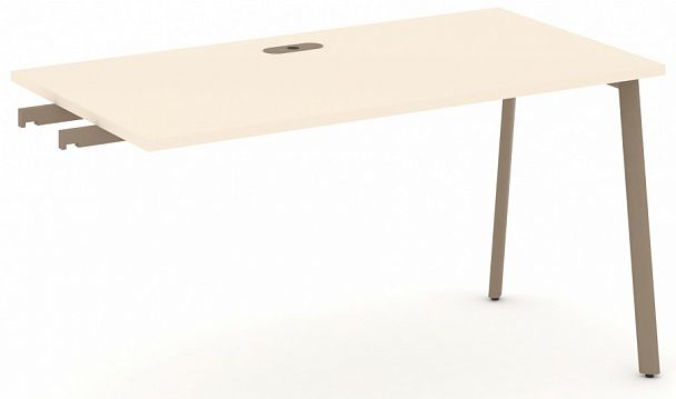 Стол приставка к опорным тумбам "ESTETICA" ES.SPR-3-LP Сатин - Вид 1