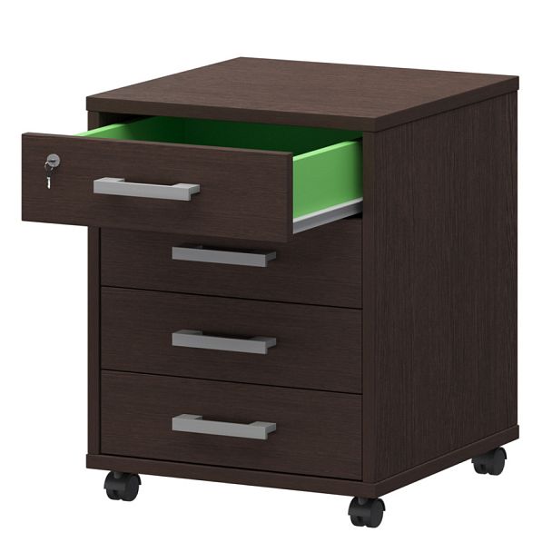 Тумба подкатная АТЛ-04 Дуб венге 440x450x600 Арго - Вид 1