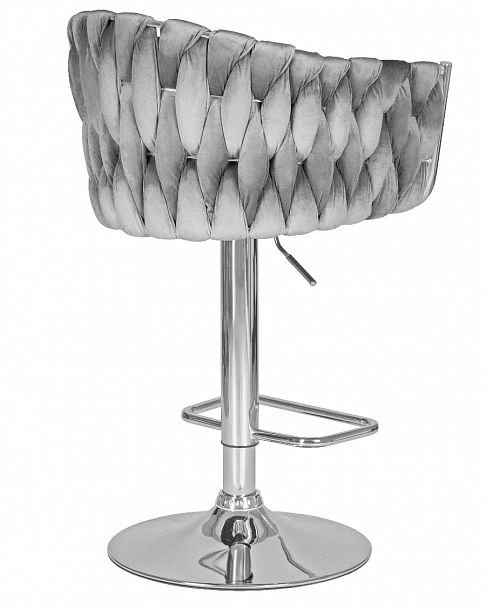 Стул барный DOBRIN MARCEL (серый велюр (MJ9-75)) - Вид 4