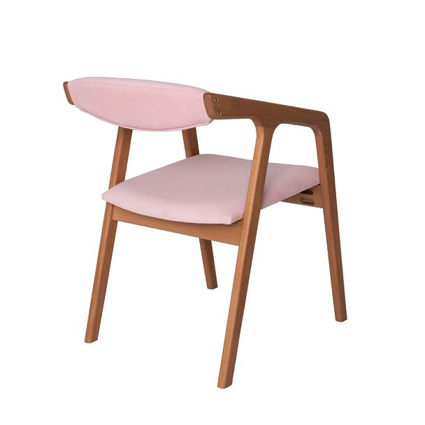 Полукресло Fendi, велюр Teddy 324, каркас бук под лак - Вид 8