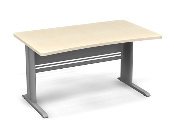 Стол на металлокаркасе 1200 Берлин Береза Майнау/Серый СПМ 120.85 - Вид 1