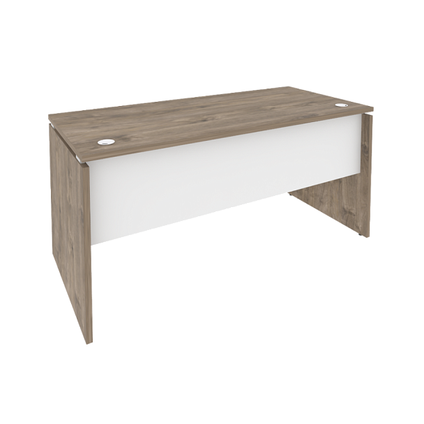 Onix Стол письменный O.SP-4.7 Тиквуд темный/Белый бриллиант 1580*720*750 - Вид 1