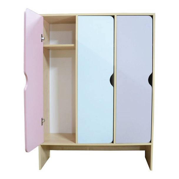 Шкаф 3-секционный с нишей под скамью - Вид 2