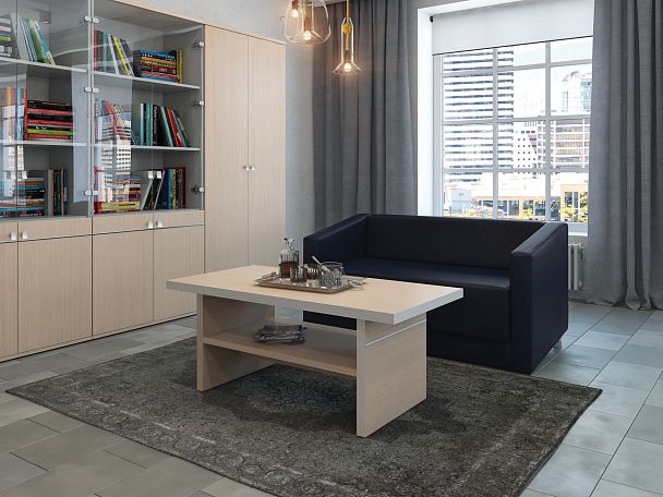 Кофейный стол Zoom 120x60x50 тёмный дуб - Вид 8