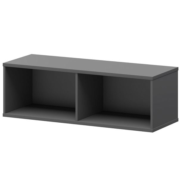 Надставка для тумбы-купе СМТ-12Н25 Графит 1236x444x400 Смарт - Вид 1