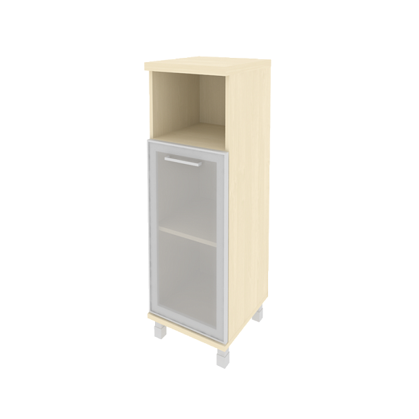 First Шкаф средний узкий правый KSU-2.2 R (R) Клён 401*432*1260 - Вид 1