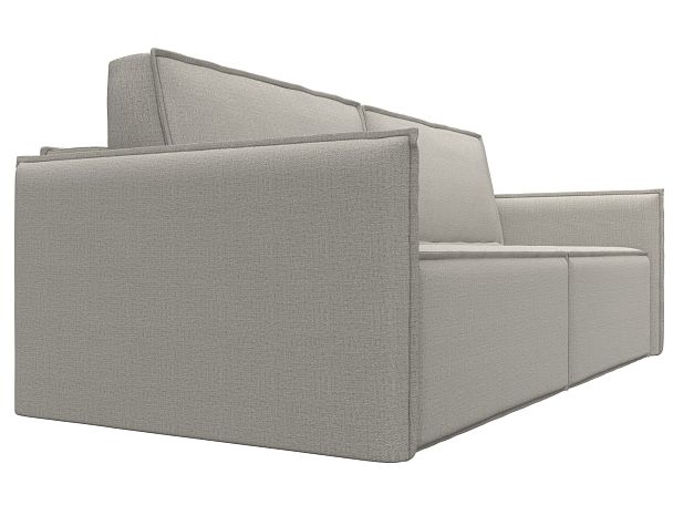 Диван прямой Либерти Рогожка бежевый - Вид 3