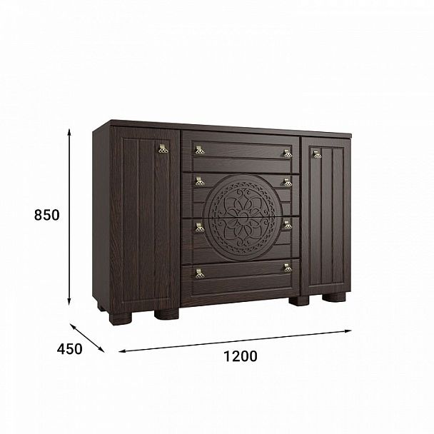 Комод Монблан МБ-36К - Вид 6