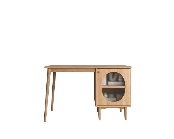 Стол рабочий Bubble с правой тумбой арт BBL08 - Вид 1