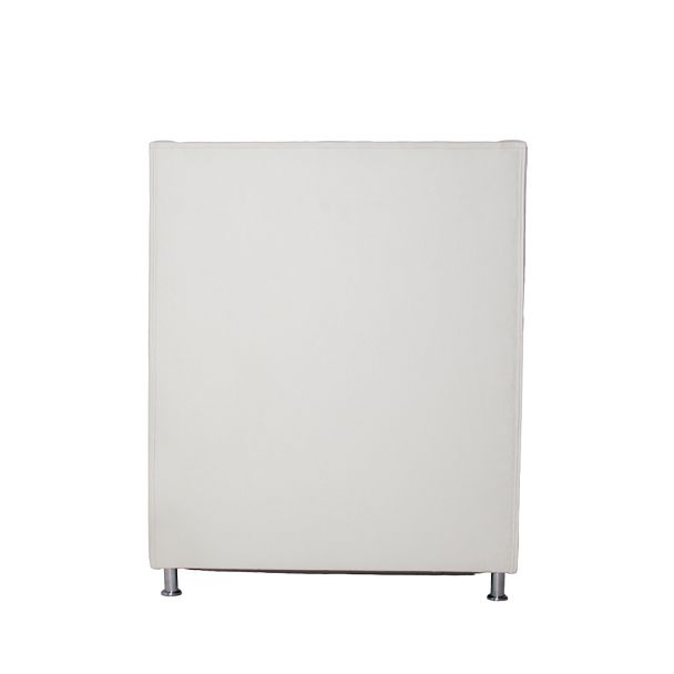 Диван Хонер, экокожа Cometa white, ножки металл хром - Вид 6