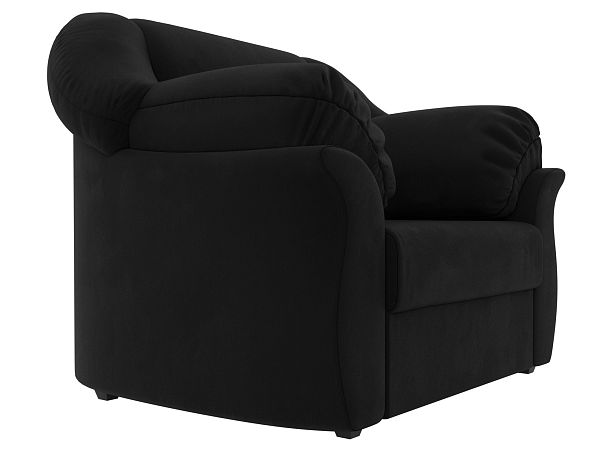 Кресло Карнелла (полностью микровельвет черный) - Вид 3
