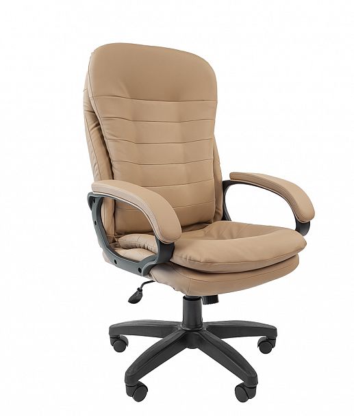 Кресло CHAIRMAN 795LT, экокожа, бежевый - Вид 1