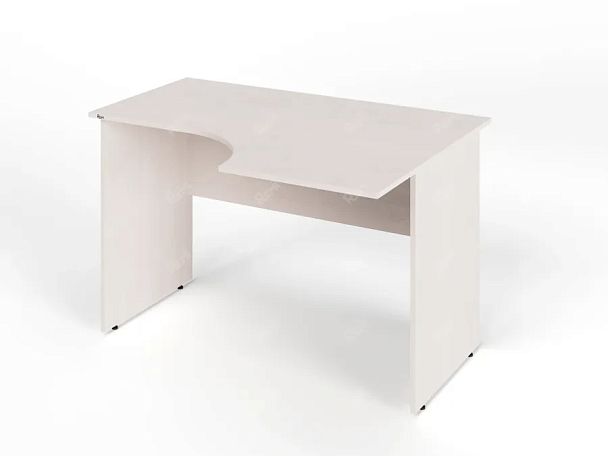 ЛАЙТ / LIGHT RLG004-12x9R Угловой стол 120x90x75 Дуб Молочный - Вид 1