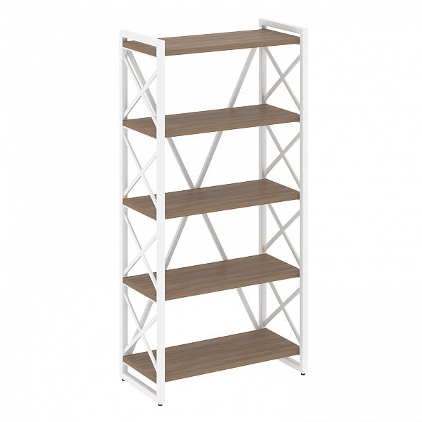 Стеллаж на опорах "Loft" VR.L-MST.O-5.8 дуб аризона/белый - Вид 1