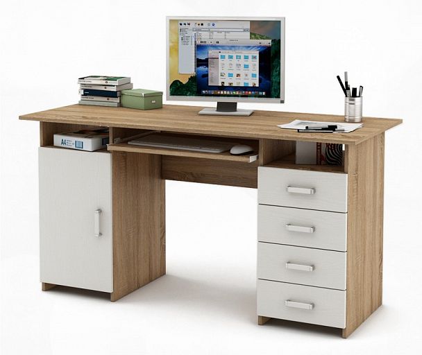 Стол компьютерный Лайт-7К - Вид 1