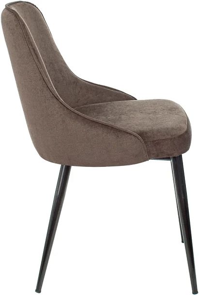 Стул для дома Бюрократ CH-K3 коричневый Light 10 металл черный на ножках (CH-K3_1/LT10) - Вид 2