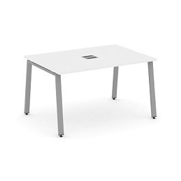 Стайл Проджект Стол переговорный SN-6A.SPRG-002 Белый/Металл Серый 1180*980*750 - Фото предпросмотра