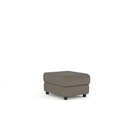 Стол журнальный со стеклом Матрикс экокожа серо-коричневая CN6 - Фото предпросмотра