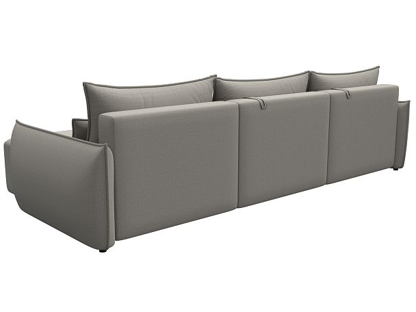 Диван угловой Лига-051 НПБ Лонг угол универсальный Рогожка бежевый - Вид 5