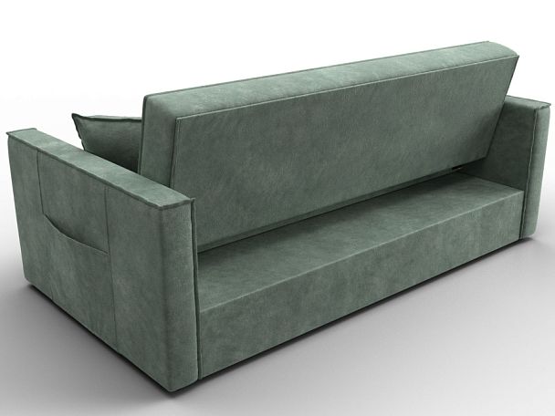 Диван прямой Лига-104 (160) Велюр зеленый - Вид 5