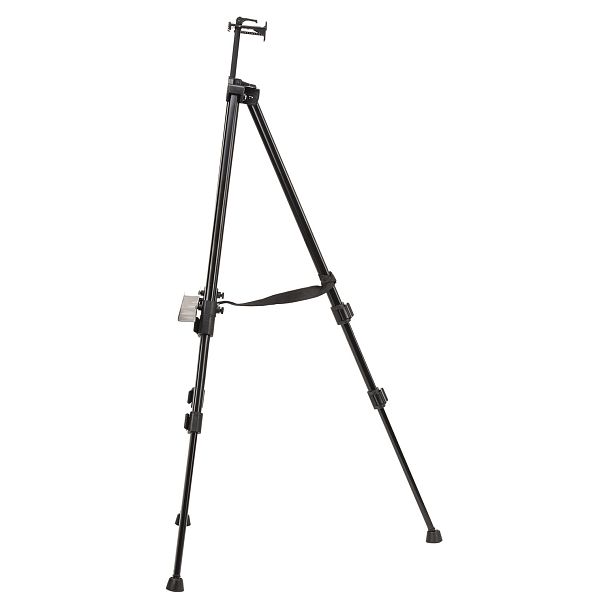 Мольберт-тренога металлический переносной, телескопический, 117х164х94 см, чехол, BRAUBERG ART, 192266 - Вид 4