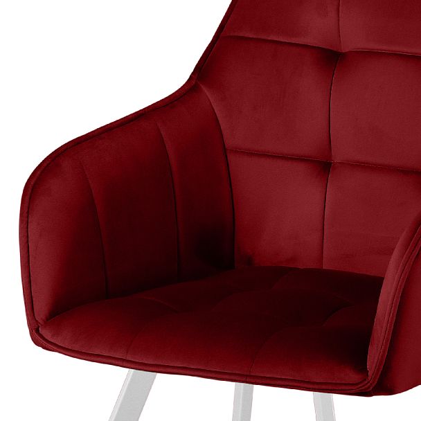 Комплект кресел поворотных Мони, Confetti bordo/белый, 3 шт. - Вид 8