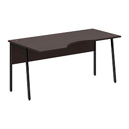 Стол прямой СА-1P(L) Венге Магия/Черный 1600х900х755 IMAGO PLUS - Фото предпросмотра