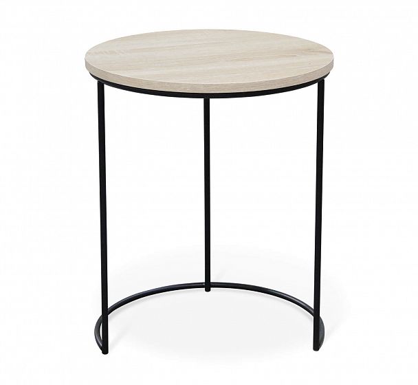 Столик кофейный Sheffilton SHT-CT7 дуб беленый/черный муар - Вид 6