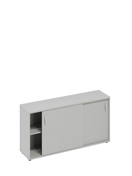 Шкаф-купе низкий (для 2-х столов 70) A4 А4 303 БП серый - Вид 1