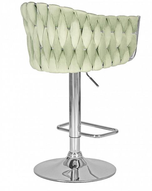 Стул барный DOBRIN MARCEL (пудрово-мятный велюр (MJ9-87)) - Вид 4