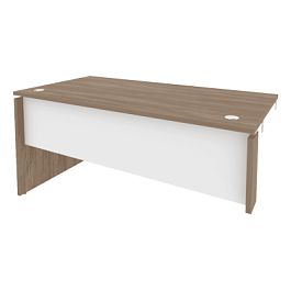 Onix Стол-приставка левый к опорным элементам O.SPR-4.8 (L) Дуб аризона/Белый бриллиант 1580*800*750 - Фото предпросмотра