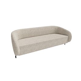 Белт Диван трёхместный BLT-3 Merino 002/Металл Черный 2210*850*730 - Фото предпросмотра