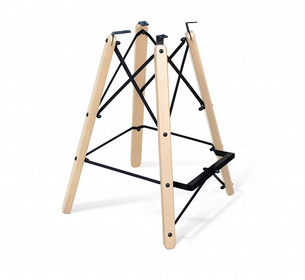 Стул полубарный Sheffilton SHT-ST34 с вырезом/S80-1 платиново-серый/прозрачный лак - Вид 5