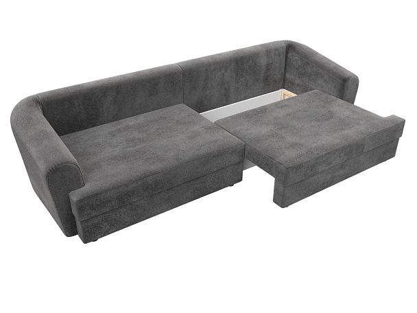 Диван прямой Милтон Велюр серый - Вид 7