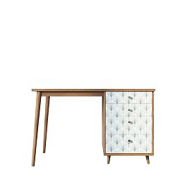 Стол рабочий Berber принт 38 с одной тумбой арт BB31/Print_38 - Фото предпросмотра