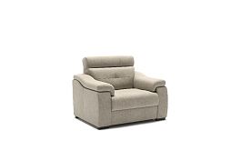 Boston кресло электрореклайнер замша серый - Фото предпросмотра