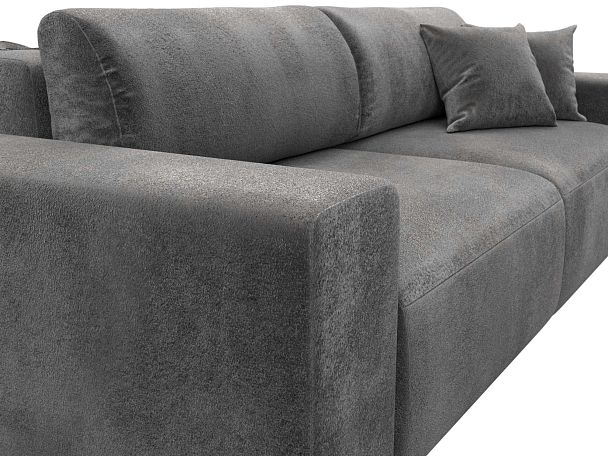 Диван прямой Лига-036 НПБ Классик Велюр серый - Вид 3