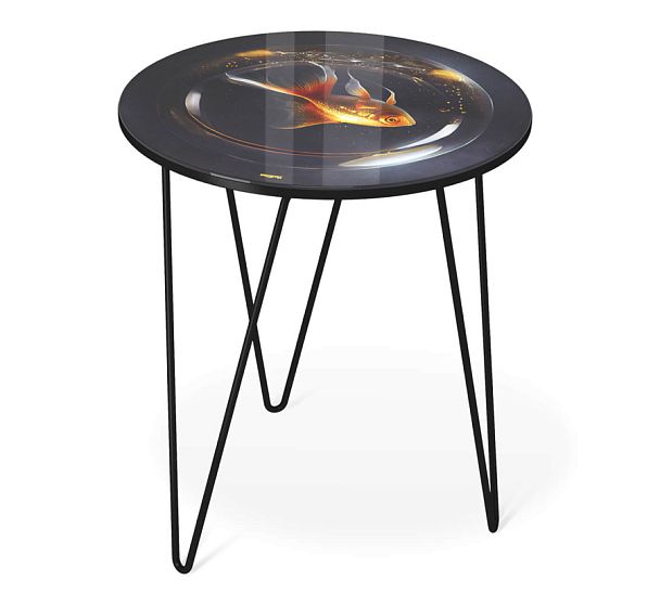 Столик журнальный Sheffilton SHT-CT27 лунная ночь/черный муар - Вид 1