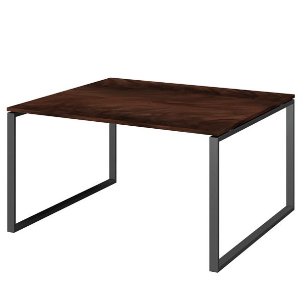 Стол переговорный на металлокаркасе АМП.О-003.123 дуб апрель/Антрацит 1400x1236x760 Арго-М - Вид 1