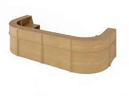 ЛАЙТ / LIGHT RLG073 Двойной ресепшн 440x180x115 Бук - Фото предпросмотра